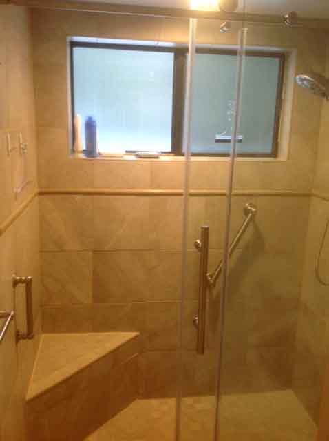 Bathroom in the lodge