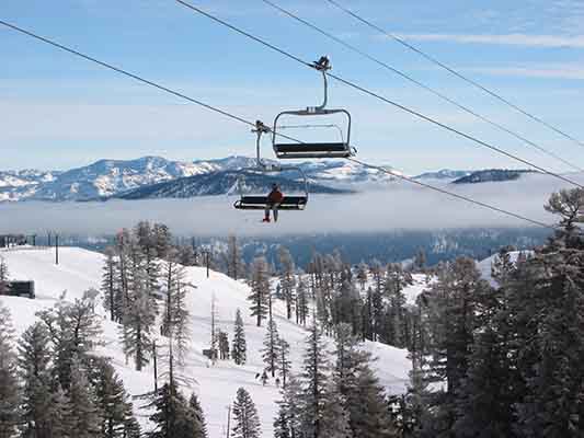 Clouds Behind Chair at Squaw